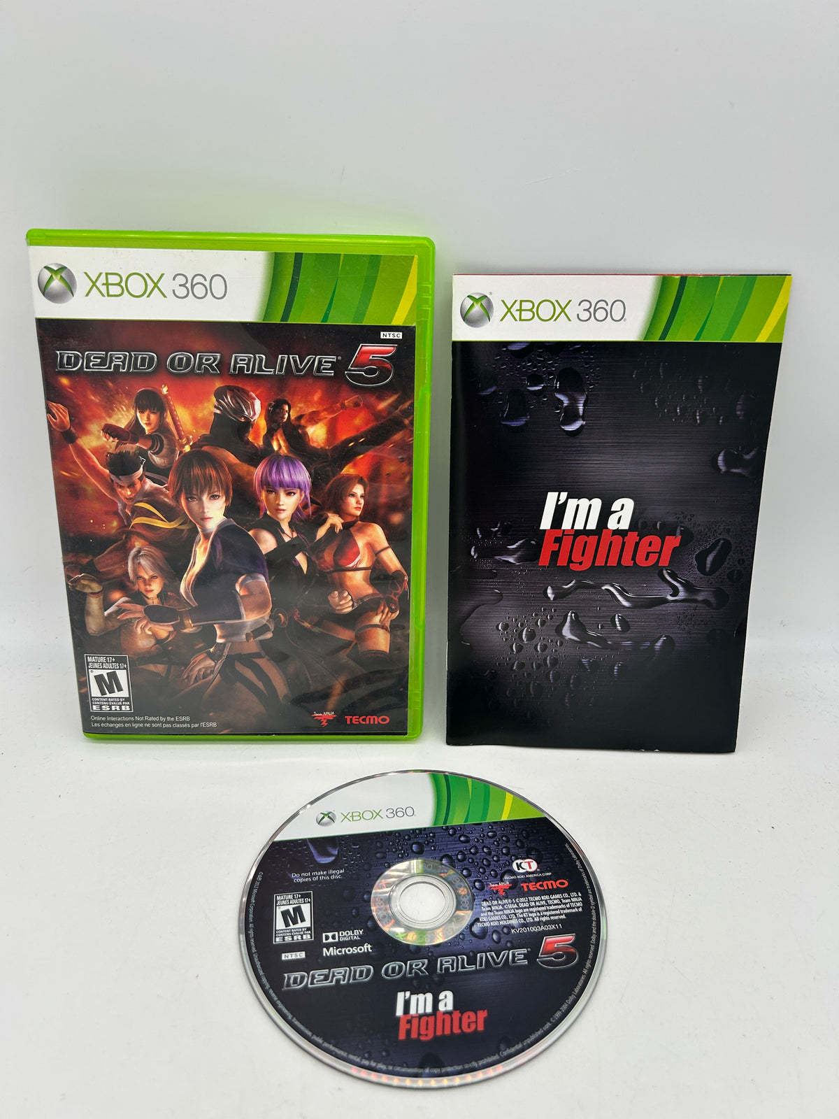 PiXEL-RETRO.COM : MICROSOFT XBOX 360 COMPLETE CIB BOX MANUAL GAME NTSC DEAD OR ALIVE 5