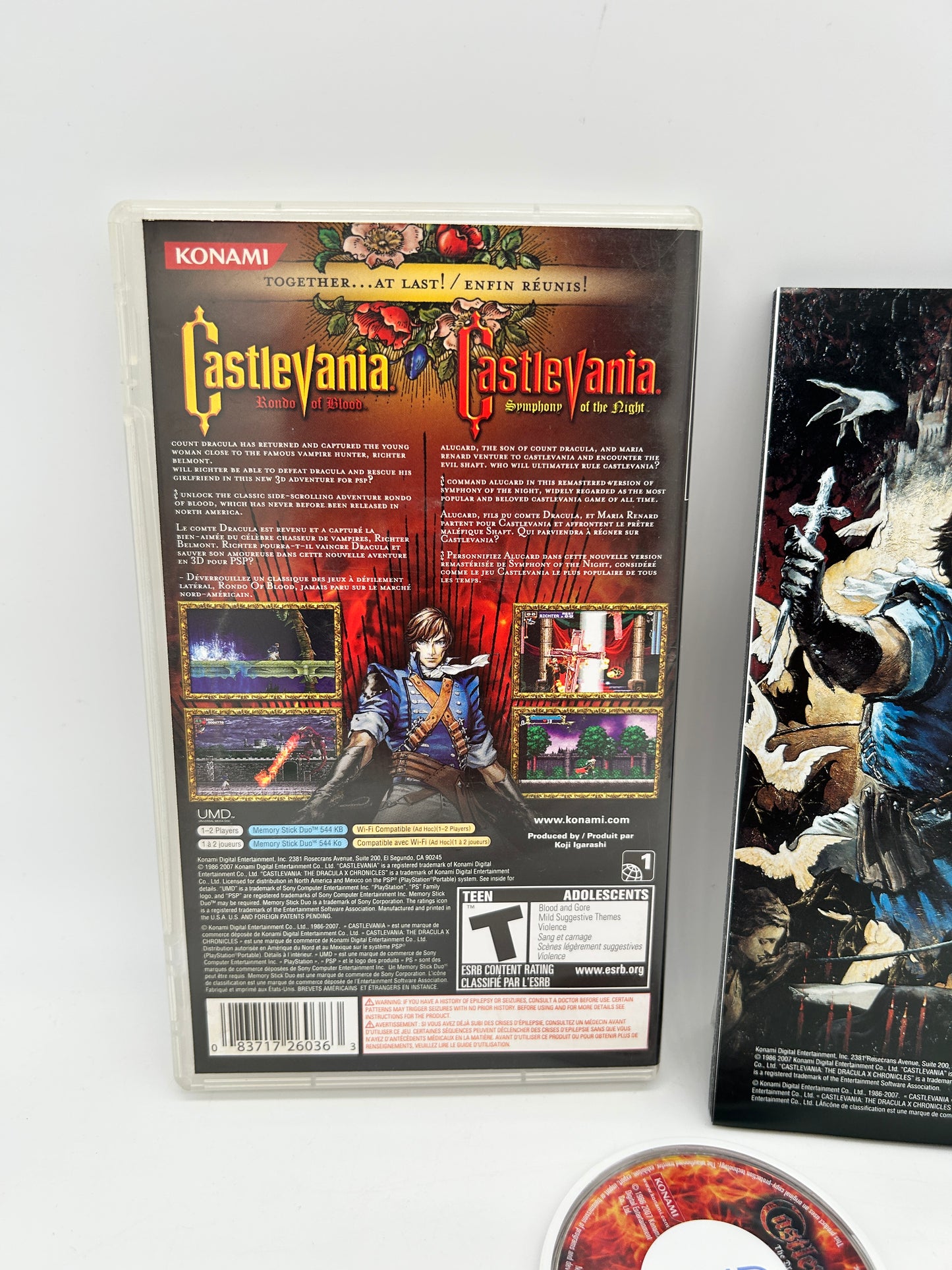 SONY PLAYSTATiON PORTABLE [PSP] | CASTLEVANiA THE DRACULA X CHRONiCLES