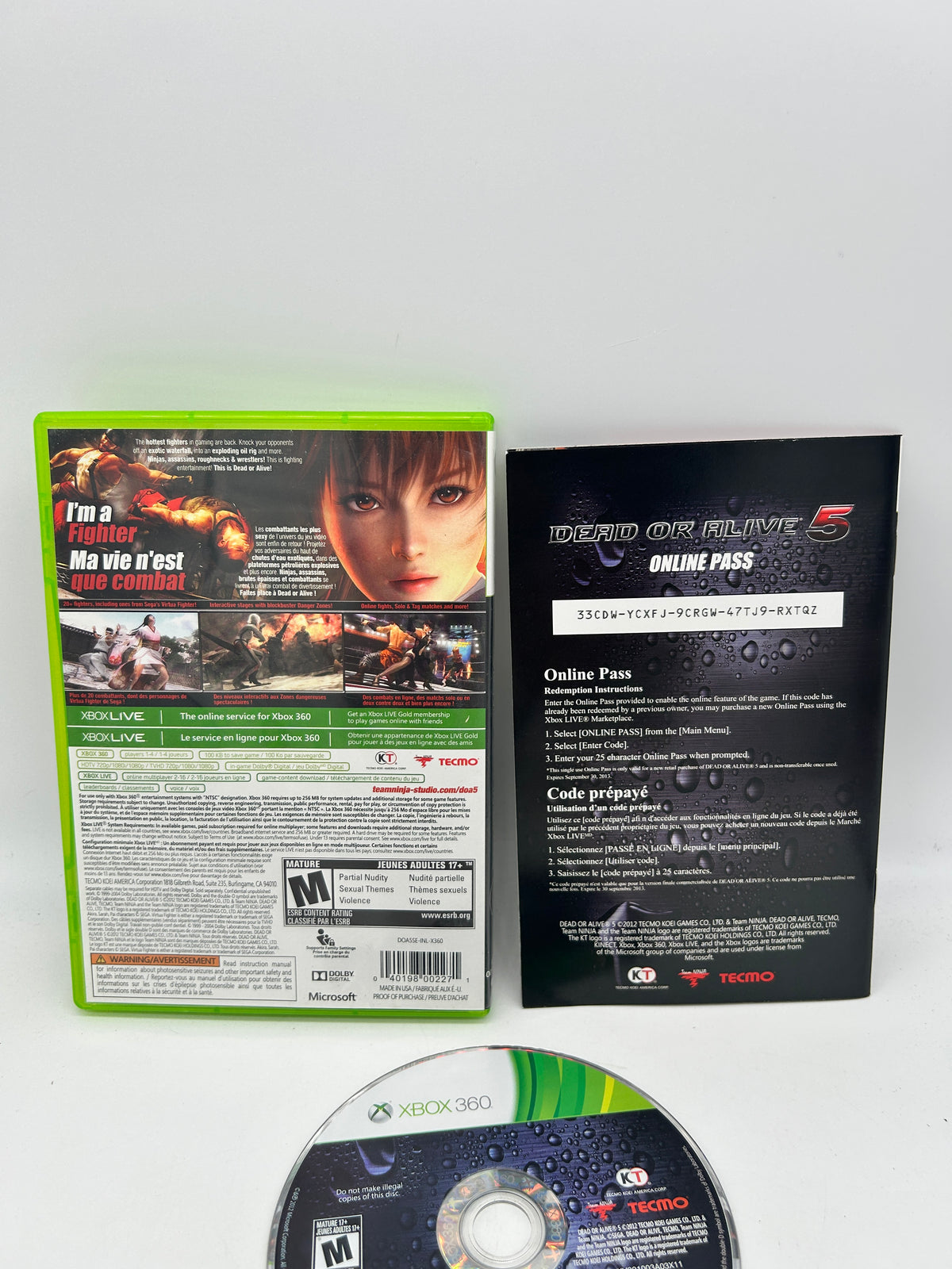 MICROSOFT XBOX 360 | DEAD OR ALIVE 5