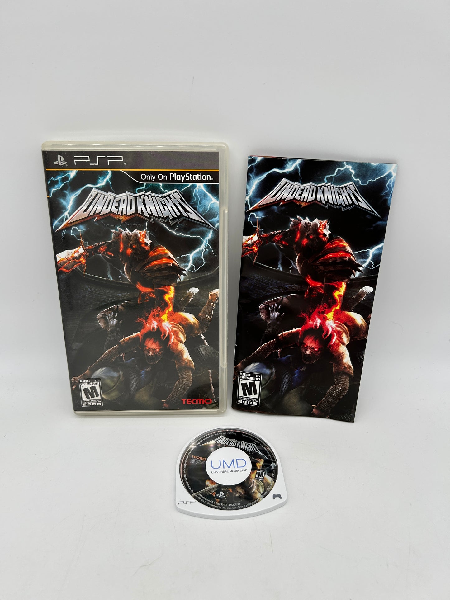 PiXEL-RETRO.COM : SONY PLAYSTATION PORTABLE (PSP) COMPLET CIB BOX MANUAL GAME NTSC UNDEAD KNIGHTS