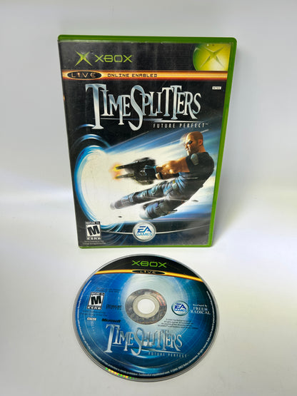 PiXEL-RETRO.COM : MICROSOFT XBOX COMPLETE CIB BOX MANUAL GAME NTSC TIME SPLITTERS FUTURE PERFECT