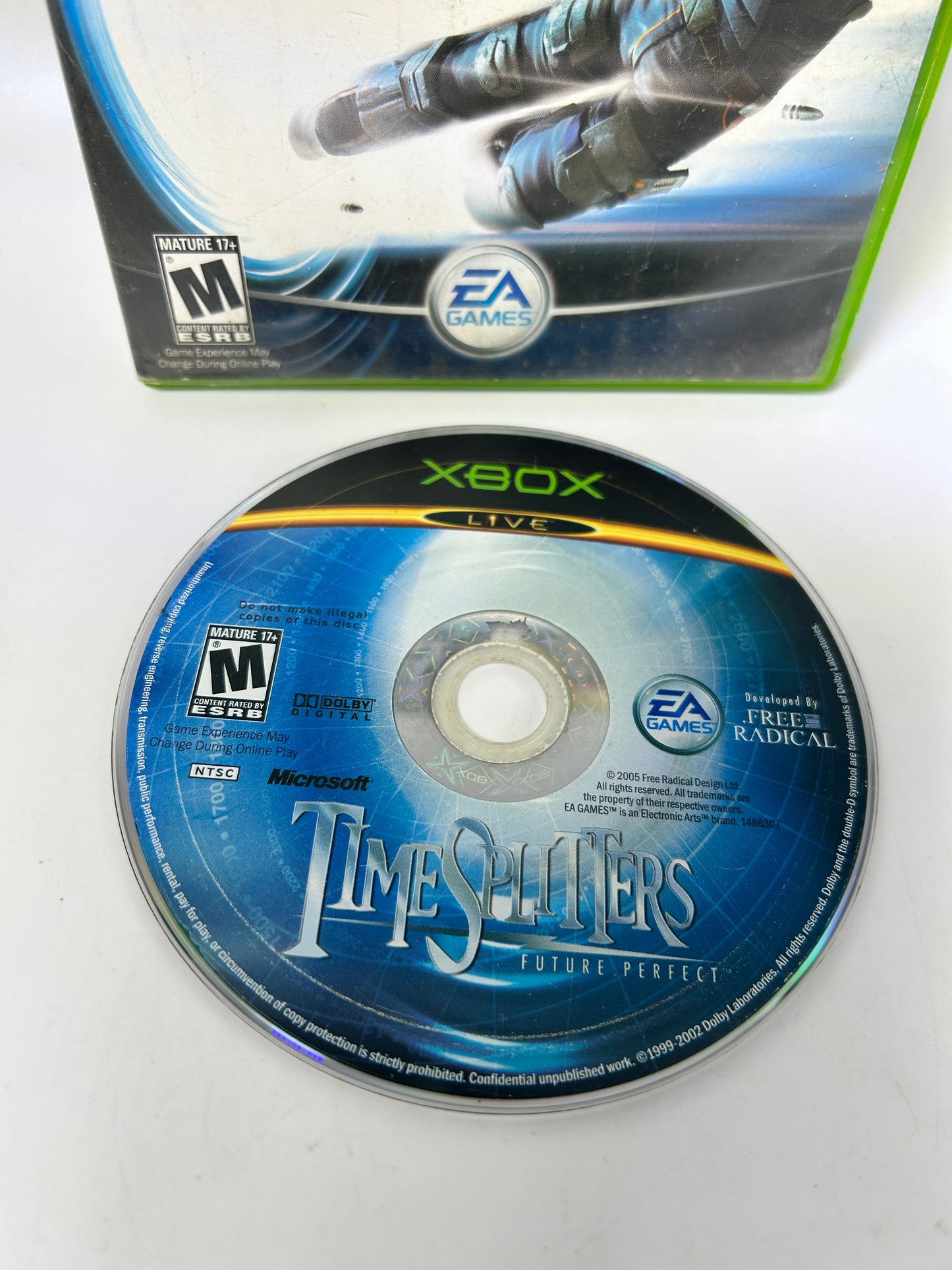 MiCROSOFT XBOX ORiGiNAL | TiMESPLiTTERS FUTURE PERFECT