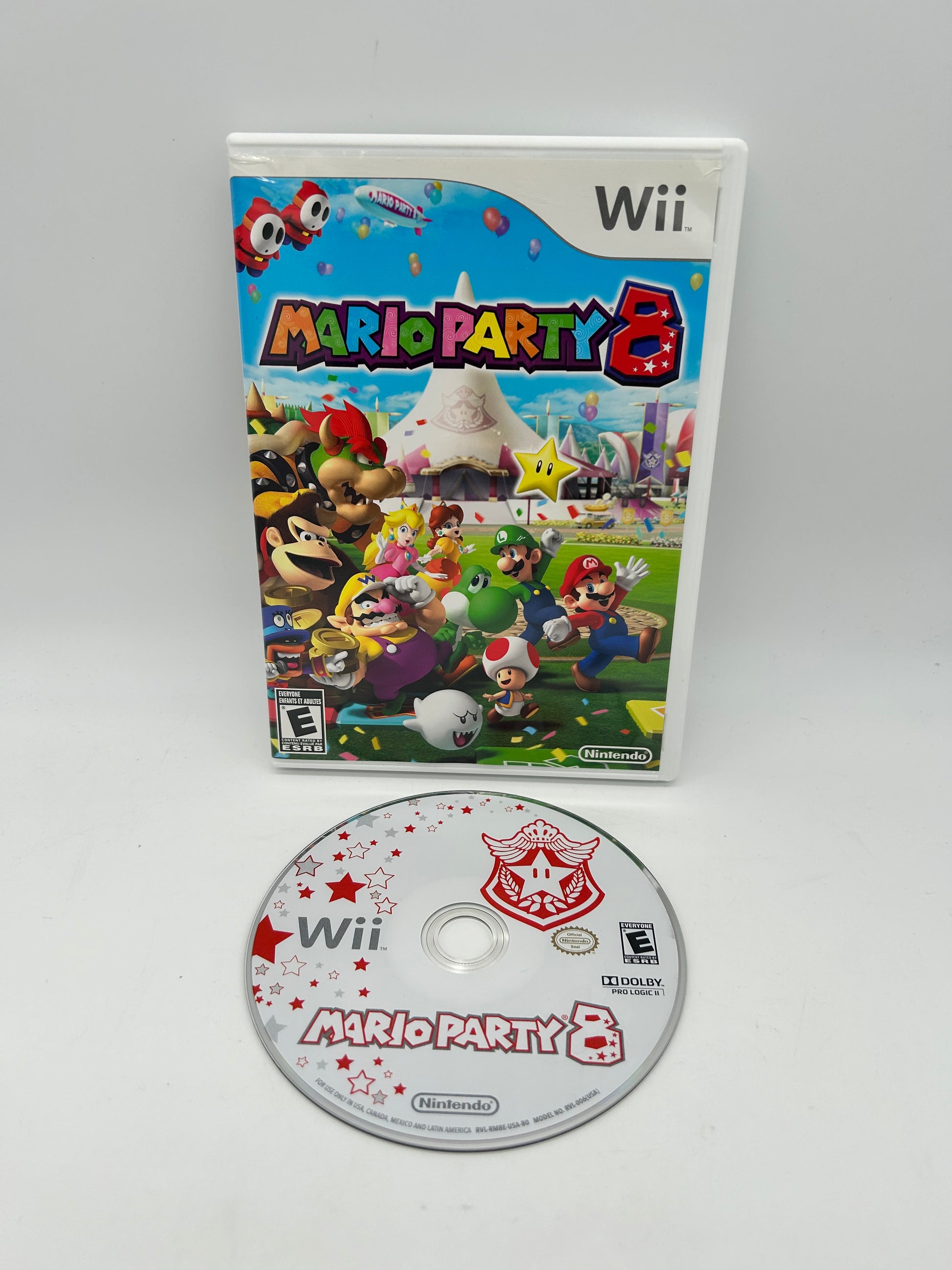 PiXEL-RETRO.COM : NINTENDO WII COMPLET IN BOX CIB MANUAL GAME NTSC MARIO PARTY 8