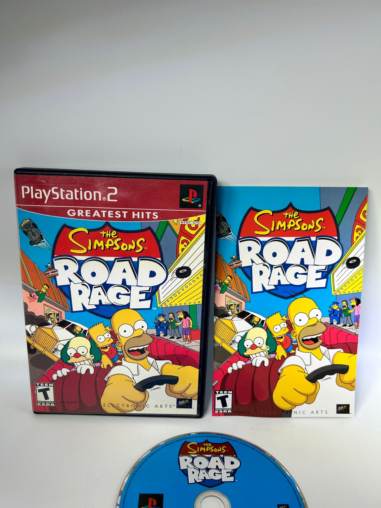 SONY PLAYSTATiON 2 [PS2] | THE SiMPSONS ROAD RAGE | GREATEST HiTS