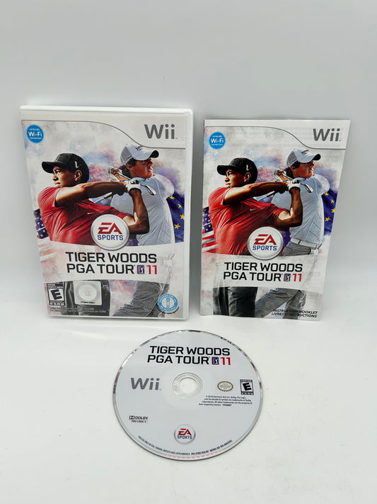 TIGER WOODS PGA TOUR 11 COMPLETE GAME BOX MANUAL NTSC