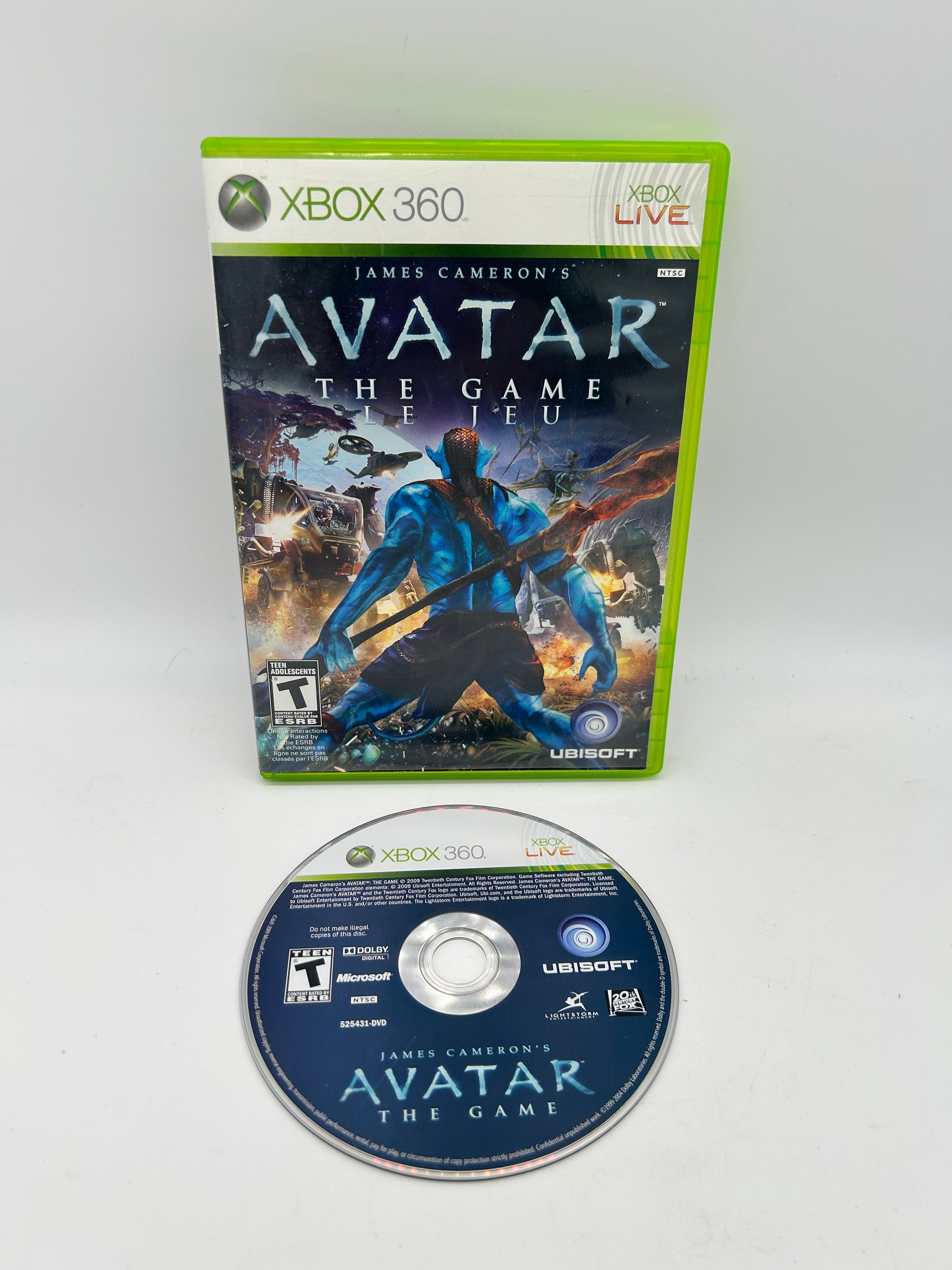 PiXEL-RETRO.COM : MICROSOFT XBOX 360 COMPLETE CIB BOX MANUAL GAME NTSC AVATAR THE GAME