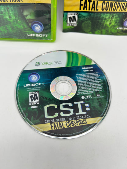 Microsoft XBOX 360 | CSi: CRIME SCENE INVESTiGATiON FATAL CONSPiRACY