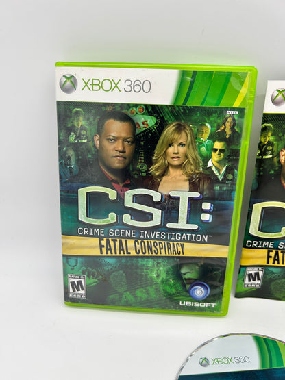 Microsoft XBOX 360 | CSi: CRIME SCENE INVESTiGATiON FATAL CONSPiRACY