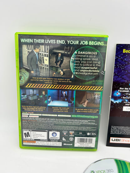 Microsoft XBOX 360 | CSi: CRIME SCENE INVESTiGATiON FATAL CONSPiRACY