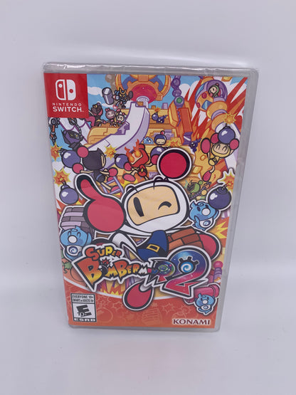 PiXEL-RETRO.COM : NINTENDO SWITCH NEW SEALED IN BOX COMPLETE MANUAL GAME NTSC BOMBERMAN SUPER R 2