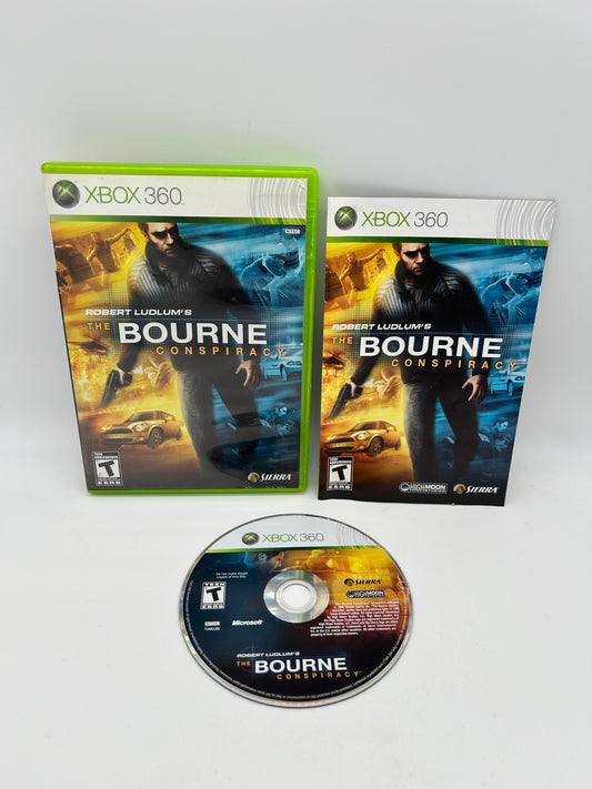 PiXEL-RETRO.COM : MICROSOFT XBOX 360 COMPLETE CIB BOX MANUAL GAME NTSC ROBERT LUDLUMS THE BOURNE CONSPiRACY