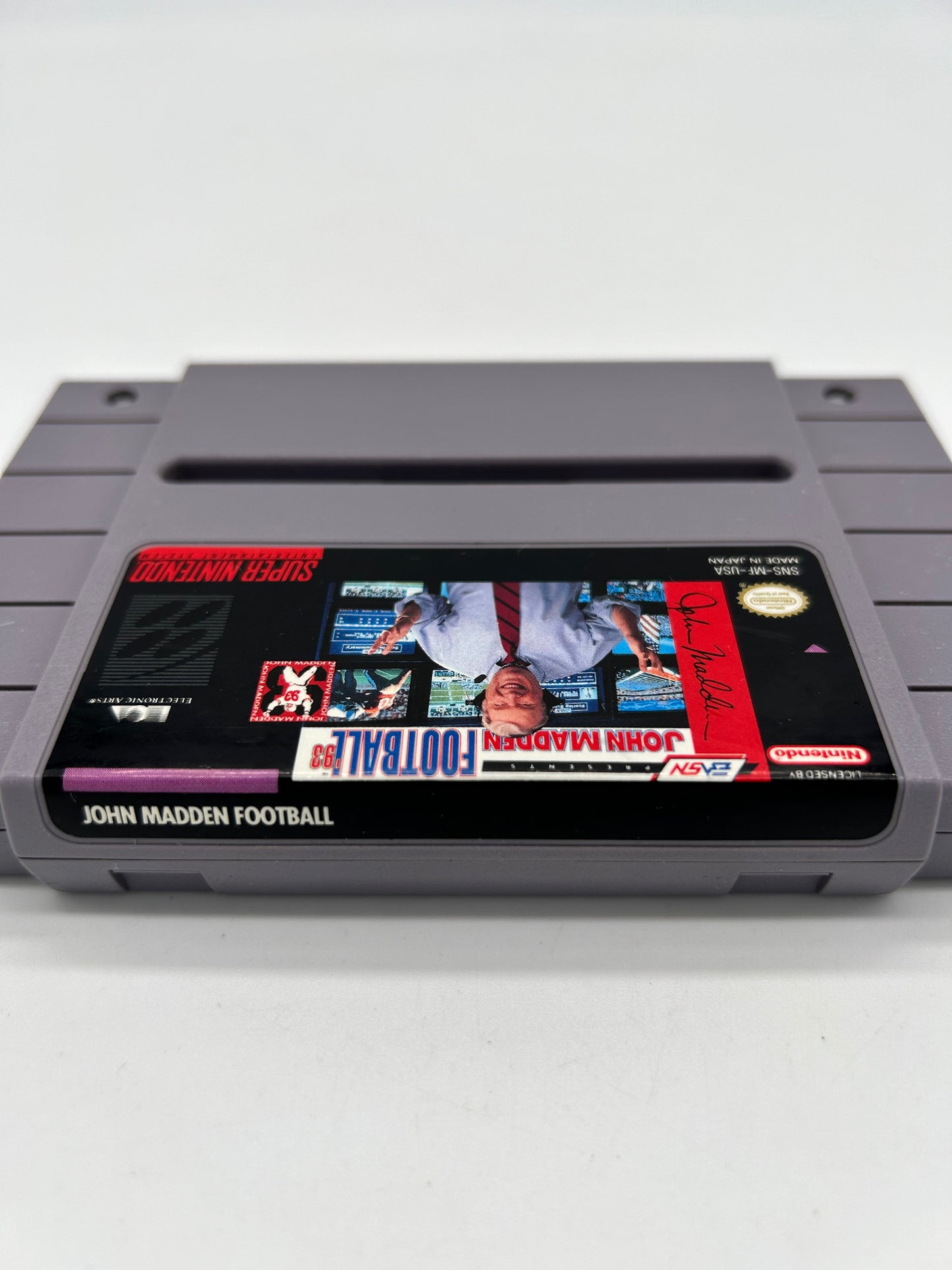 SUPER NiNTENDO [SNES] | JOHN MADDEN FOOTBALL 93