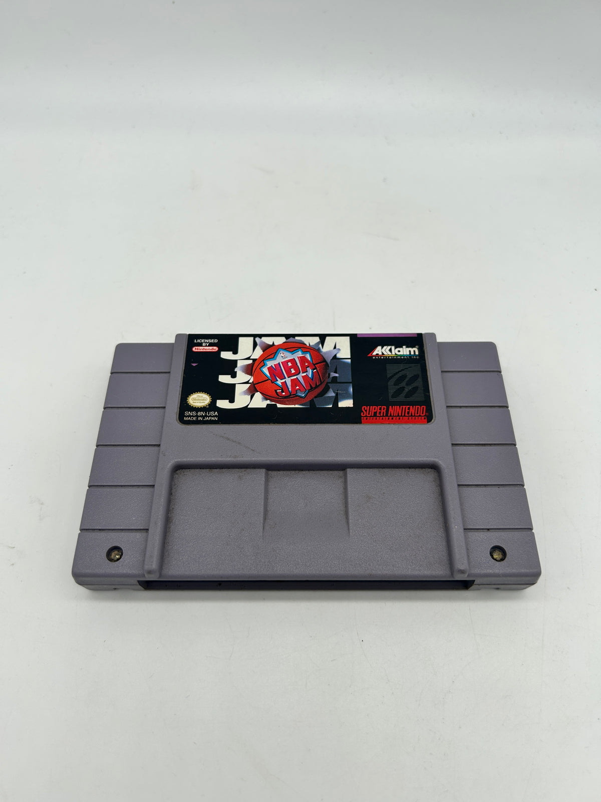PiXEL-RETRO.COM : SUPER NINTENDO NES (SNES) GAME NTSC NBA JAM