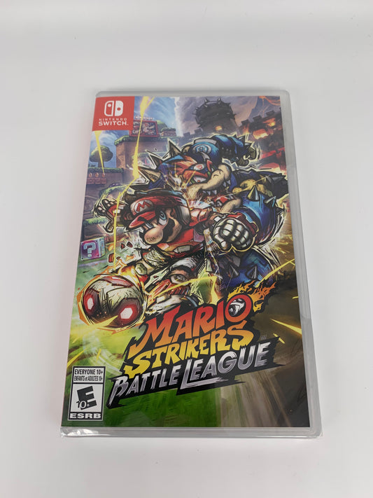 PiXEL-RETRO.COM : NINTENDO SWITCH NEW SEALED IN BOX COMPLETE MANUAL GAME NTSC MARIO STRIKERS BATTLE LEAGUE