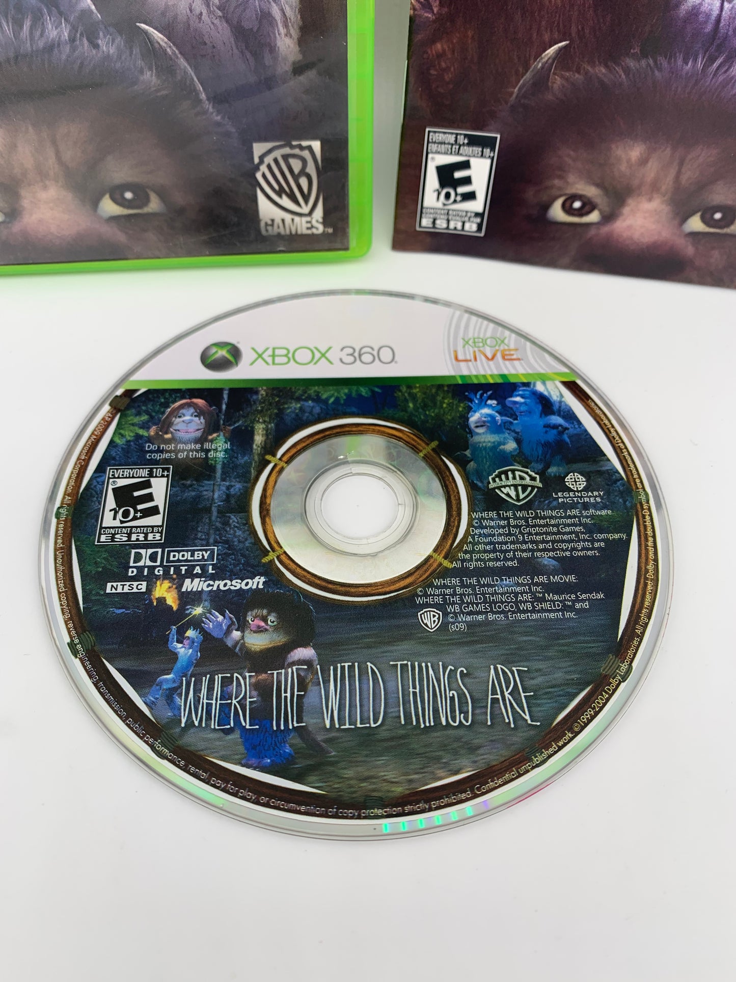 MiCROSOFT XBOX 360 | WHERE THE WiLD THiNGS ARE