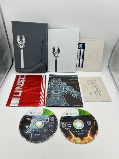 PiXEL-RETRO.COM : MICROSOFT XBOX 360 COMPLETE CIB BOX MANUAL GAME NTSC HALO 4 STEELCASE LIMITED EDITION
