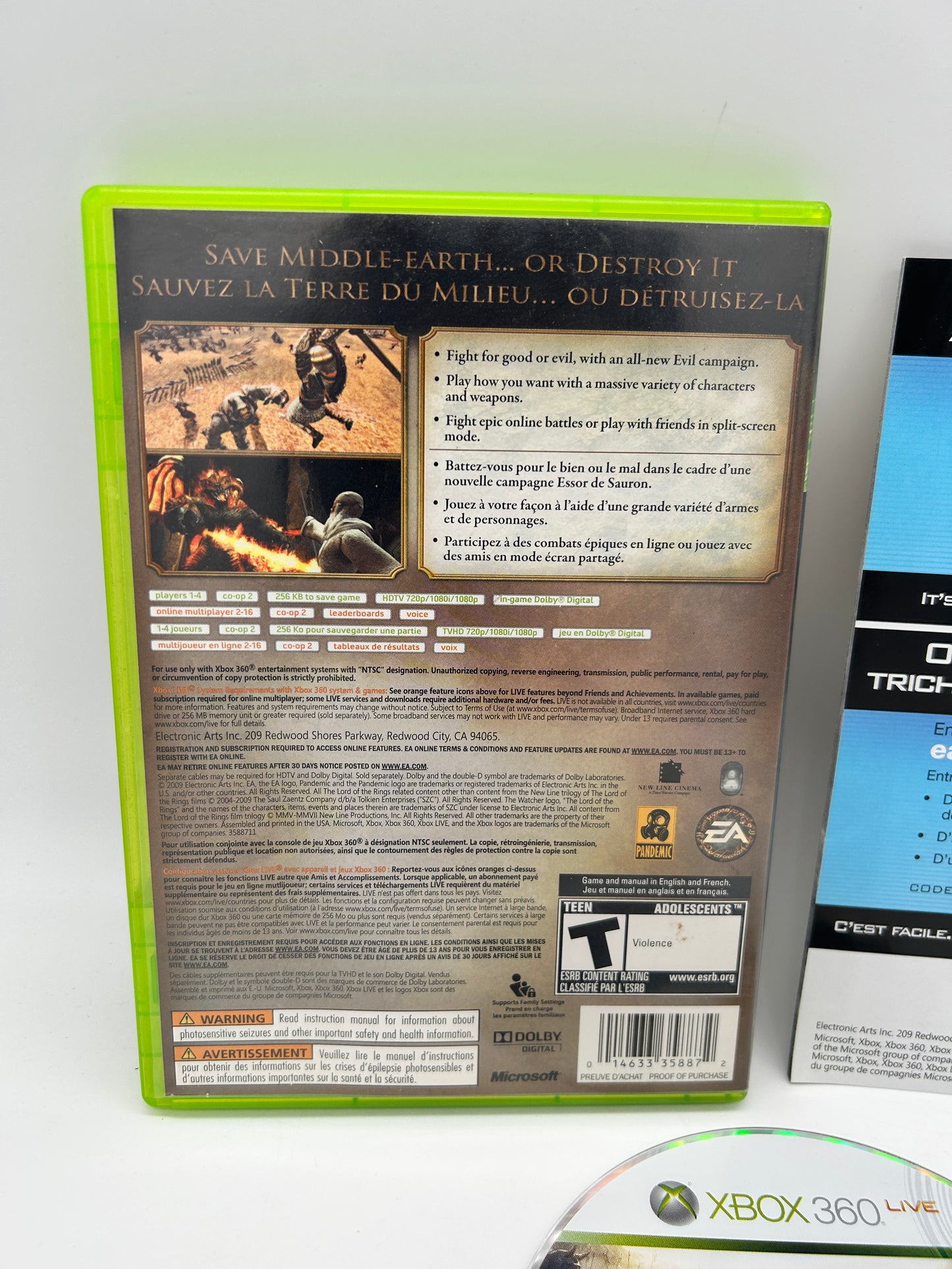 MiCROSOFT XBOX 360 | THE LORD OF THE RiNGS CONQUEST