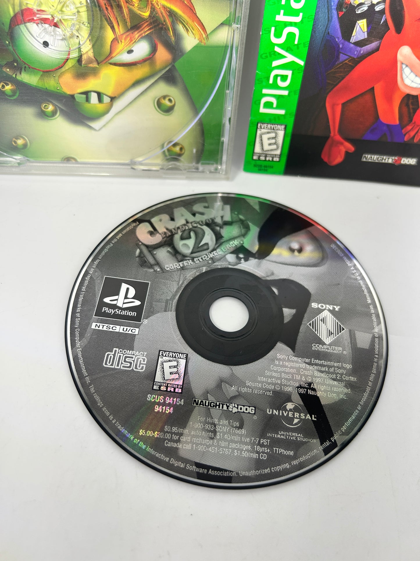 SONY PLAYSTATiON [PS1] | CRASH BANDiCOOT 2 CORTEX STRiKES BACK | GREATEST HITS