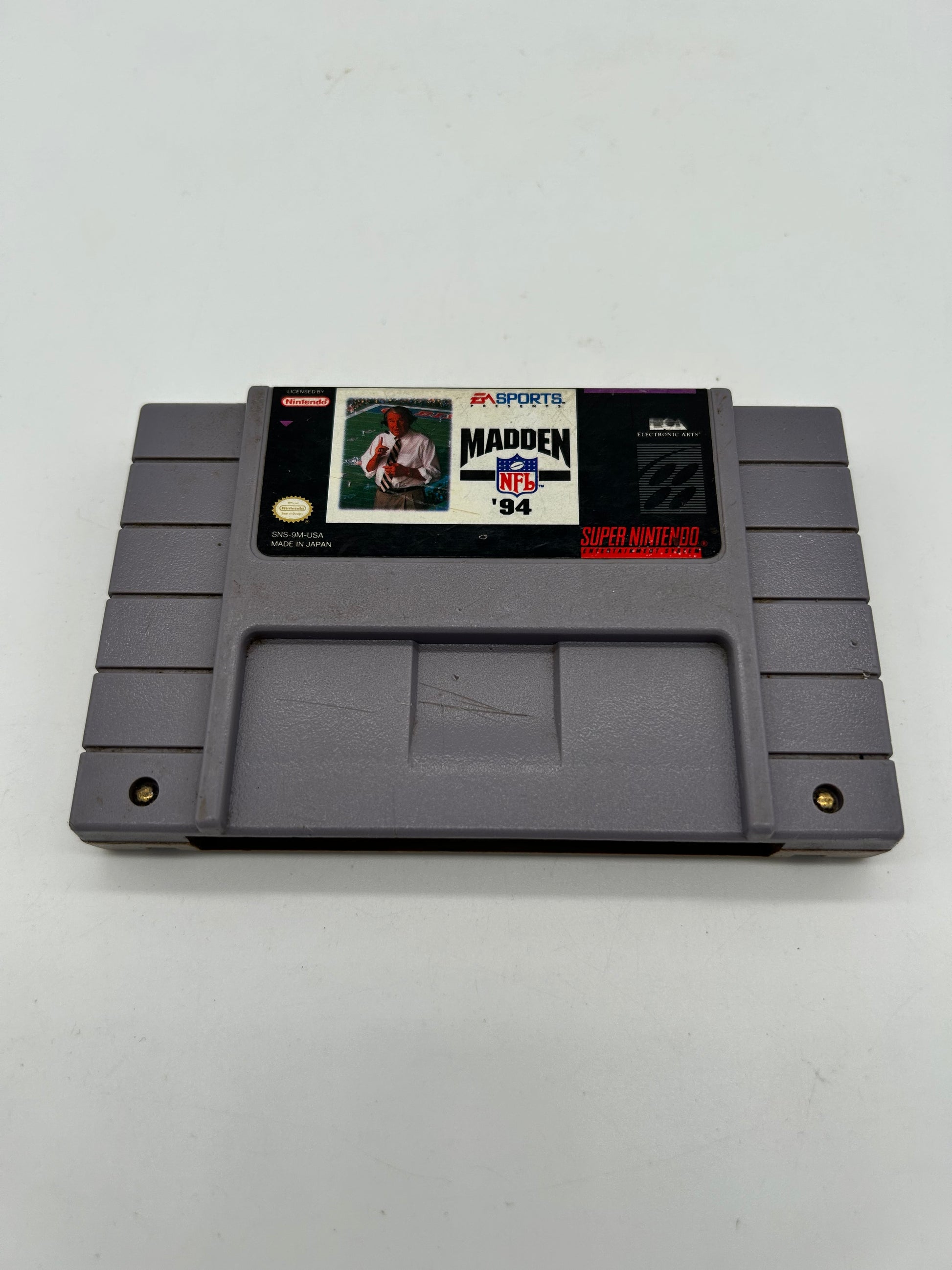 PiXEL-RETRO.COM : SUPER NINTENDO NES (SNES) GAME NTSC JOHN MADDEN FOOTBALL NFL 94