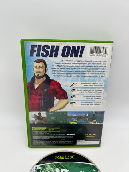MiCROSOFT XBOX ORiGiNAL | PRO CAST SPORTS FiSHiNG GAME
