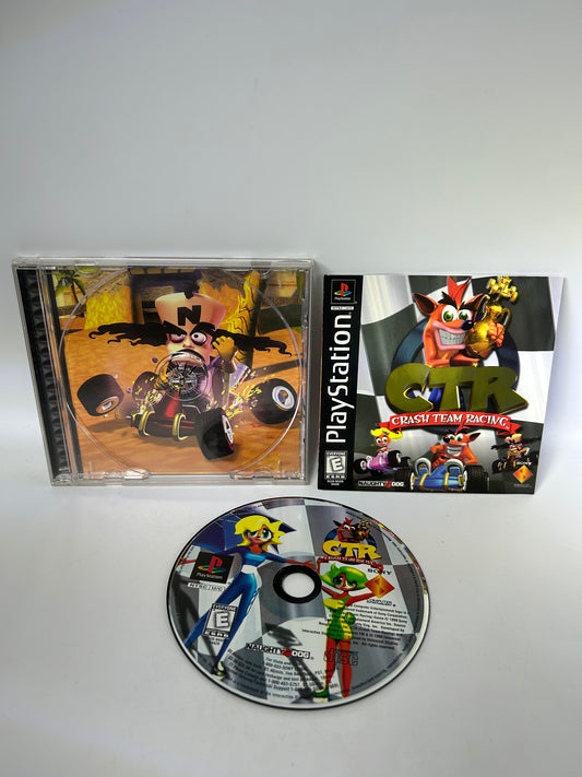 PiXEL-RETRO.COM : SONY PLAYSTATION (PS1) COMPLETE CIB BOX MANUAL GAME NTSC CTR CRASH TEAM RACING