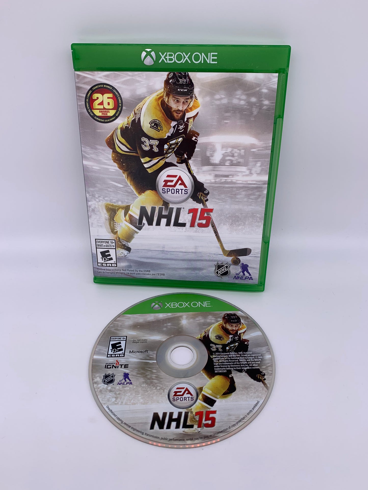 PiXEL-RETRO.COM : MICROSOFT XBOX ONE COMPLETE CIB BOX MANUAL GAME NTSC NHL 15