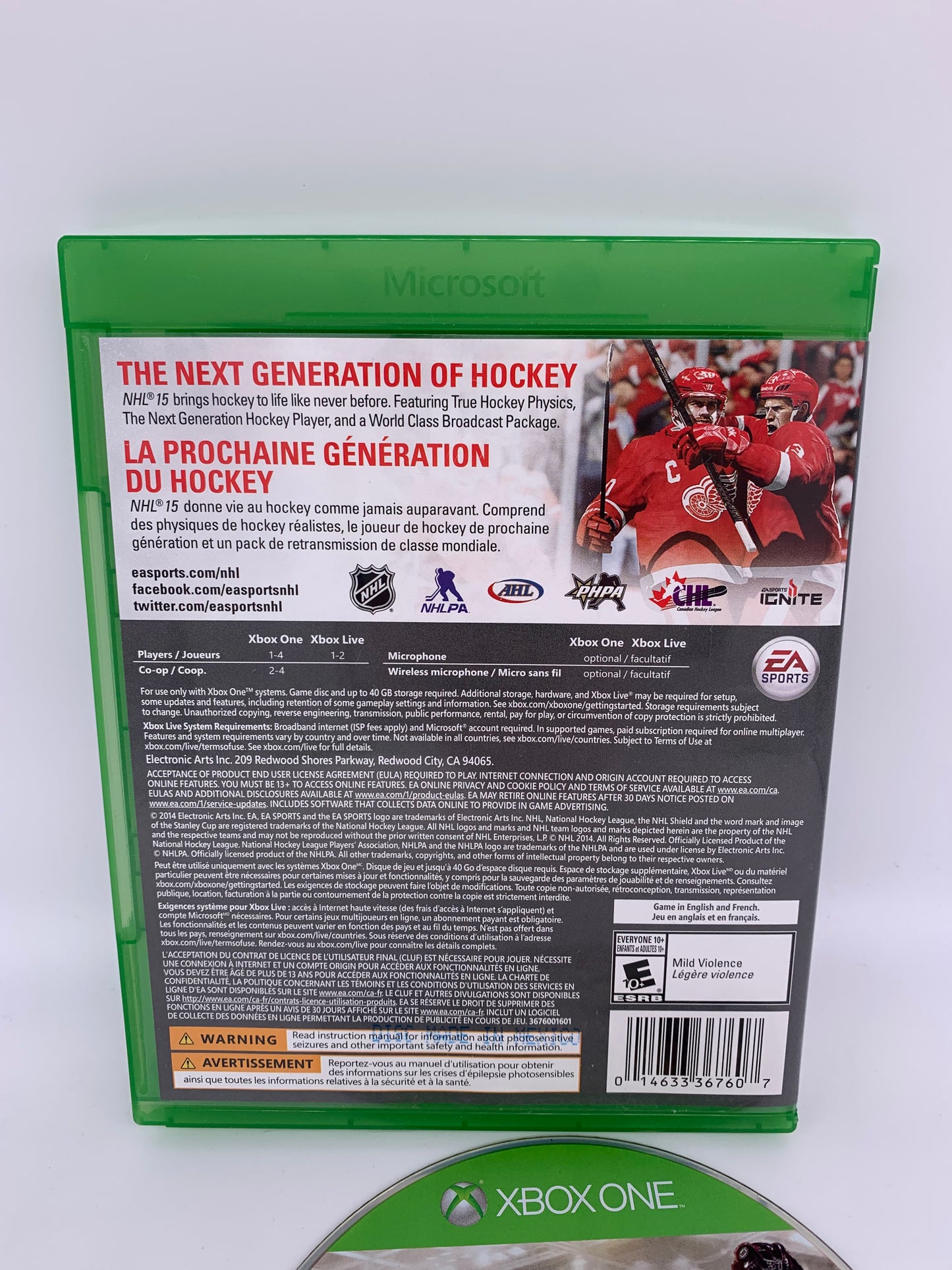 MiCROSOFT XBOX ONE | NHL 15