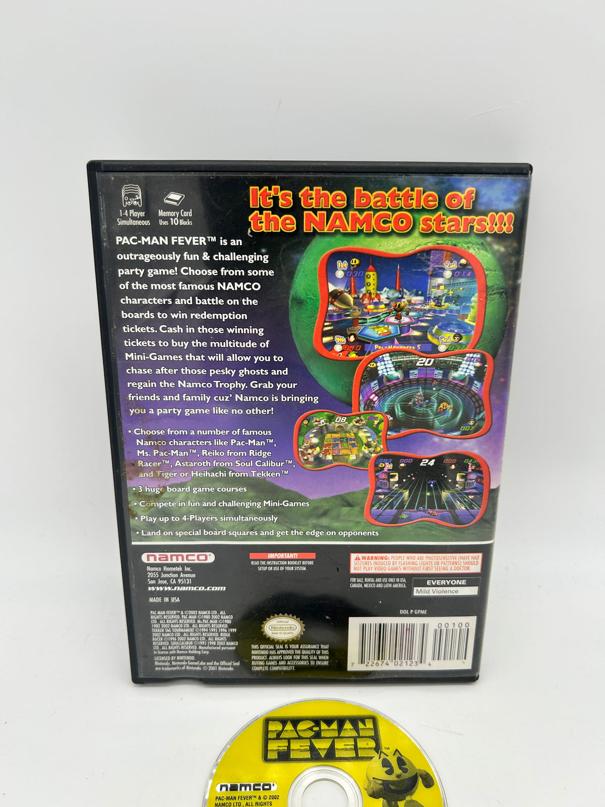 NiNTENDO GAMECUBE [NGC] | PAC-MAN FEVER