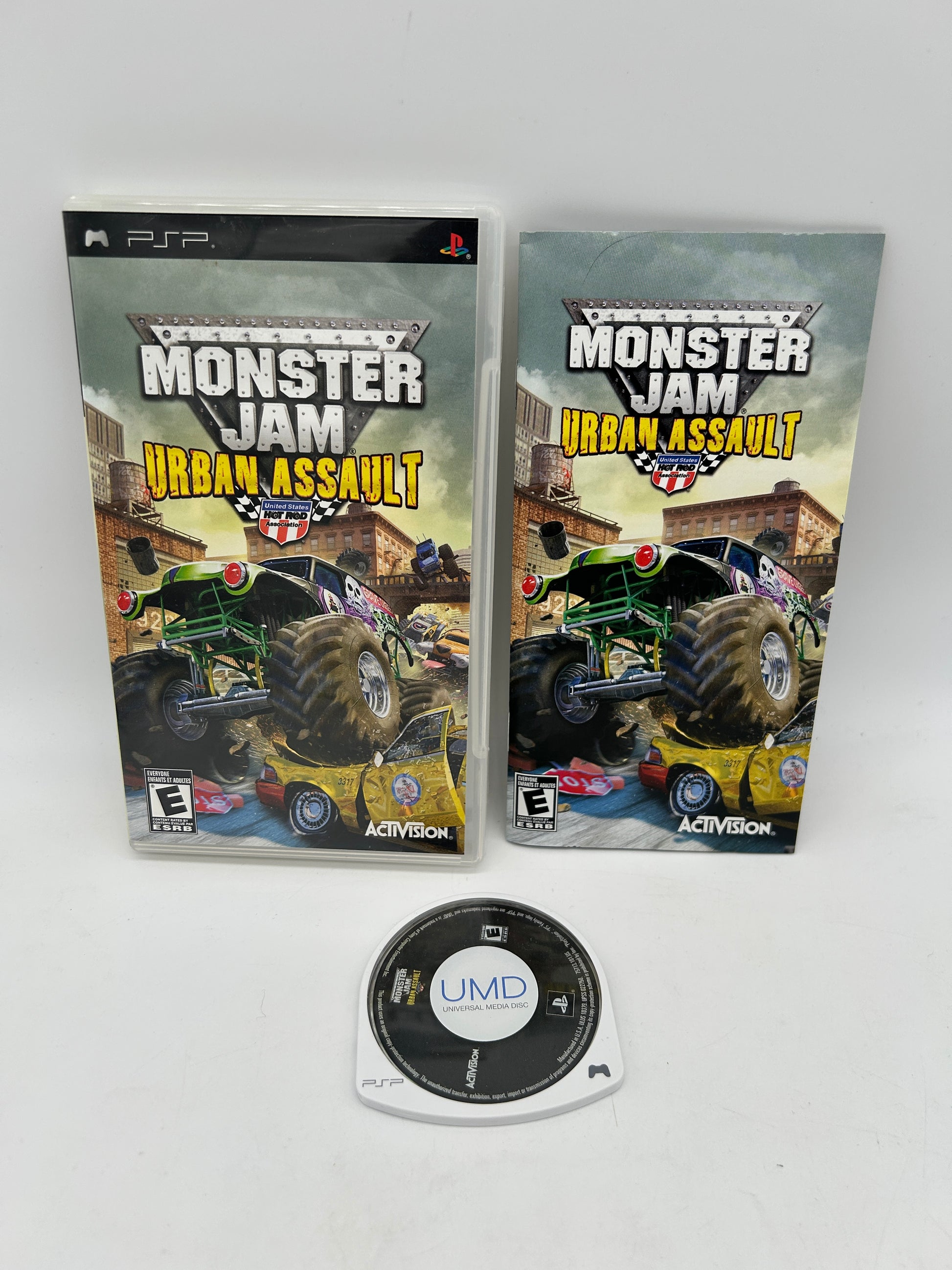 PiXEL-RETRO.COM : SONY PLAYSTATION PORTABLE (PSP) OCOMPLET CIB BOX MANUAL GAME NTSC MONSTER JAM URBAN ASSAULT