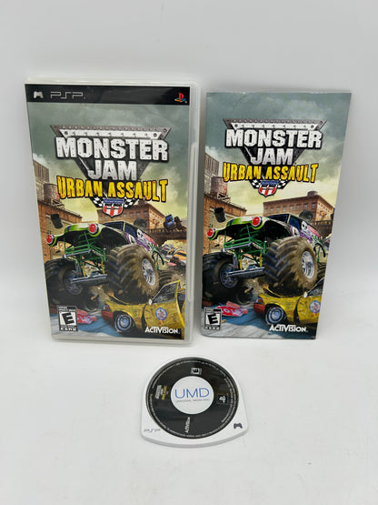 PiXEL-RETRO.COM : SONY PLAYSTATION PORTABLE (PSP) OCOMPLET CIB BOX MANUAL GAME NTSC MONSTER JAM URBAN ASSAULT