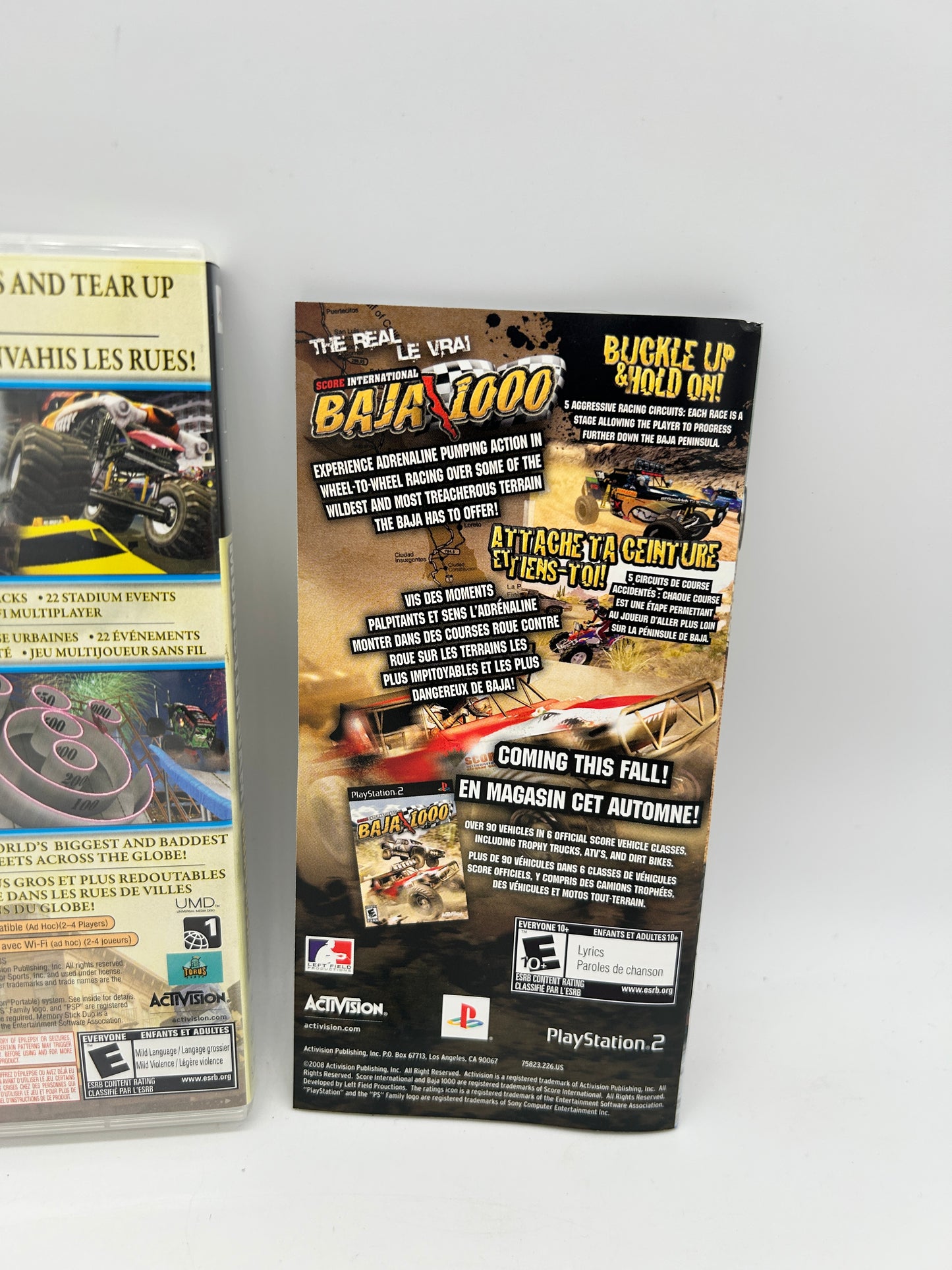 SONY PLAYSTATiON PORTABLE [PSP] | MONSTER JAM URBAN ASSAULT