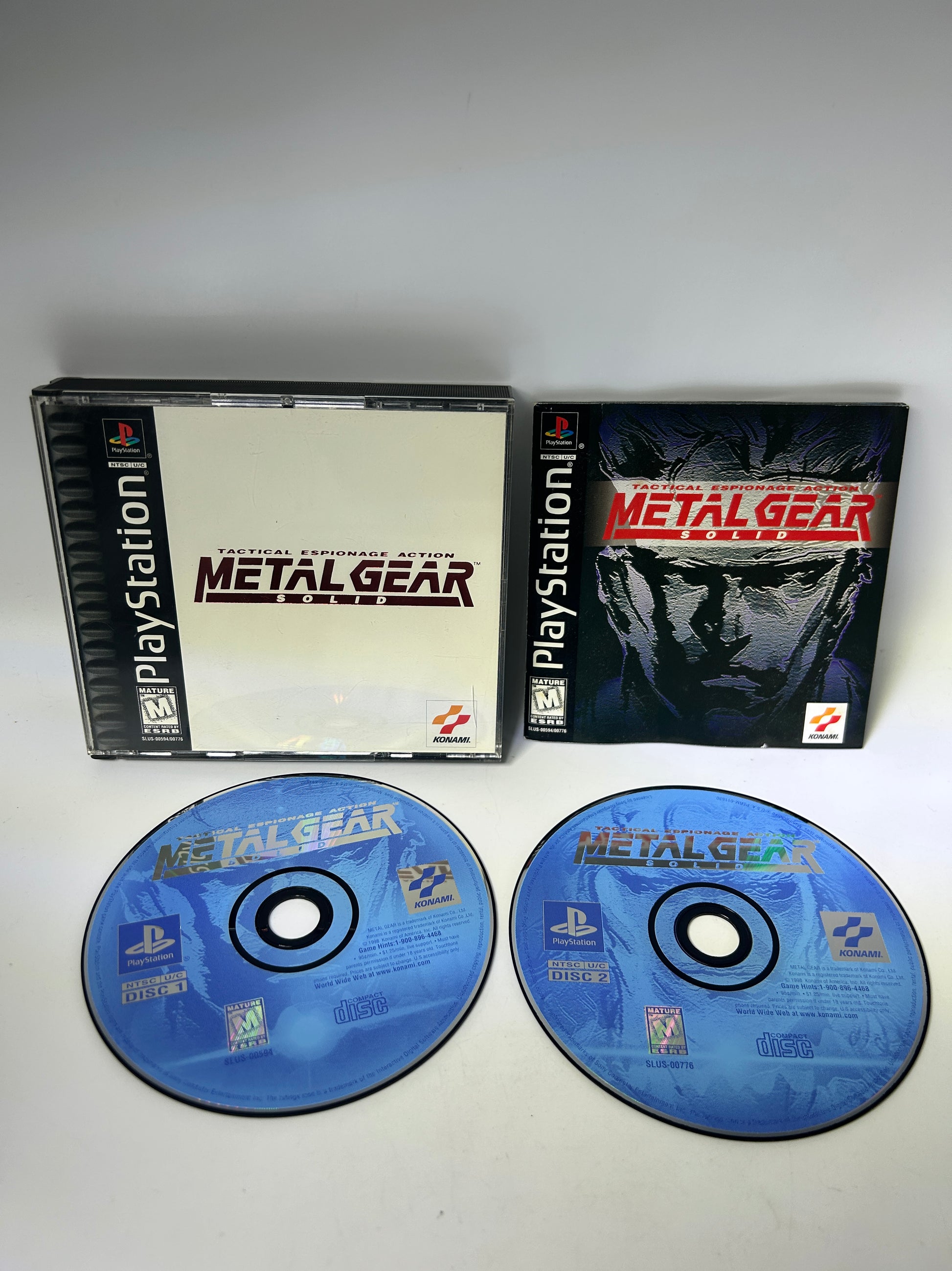 PiXEL-RETRO.COM : SONY PLAYSTATION (PS1) COMPLETE CIB BOX MANUAL GAME NTSC METAL GEAR SOLID