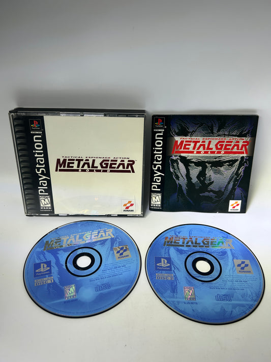 PiXEL-RETRO.COM : SONY PLAYSTATION (PS1) COMPLETE CIB BOX MANUAL GAME NTSC METAL GEAR SOLID