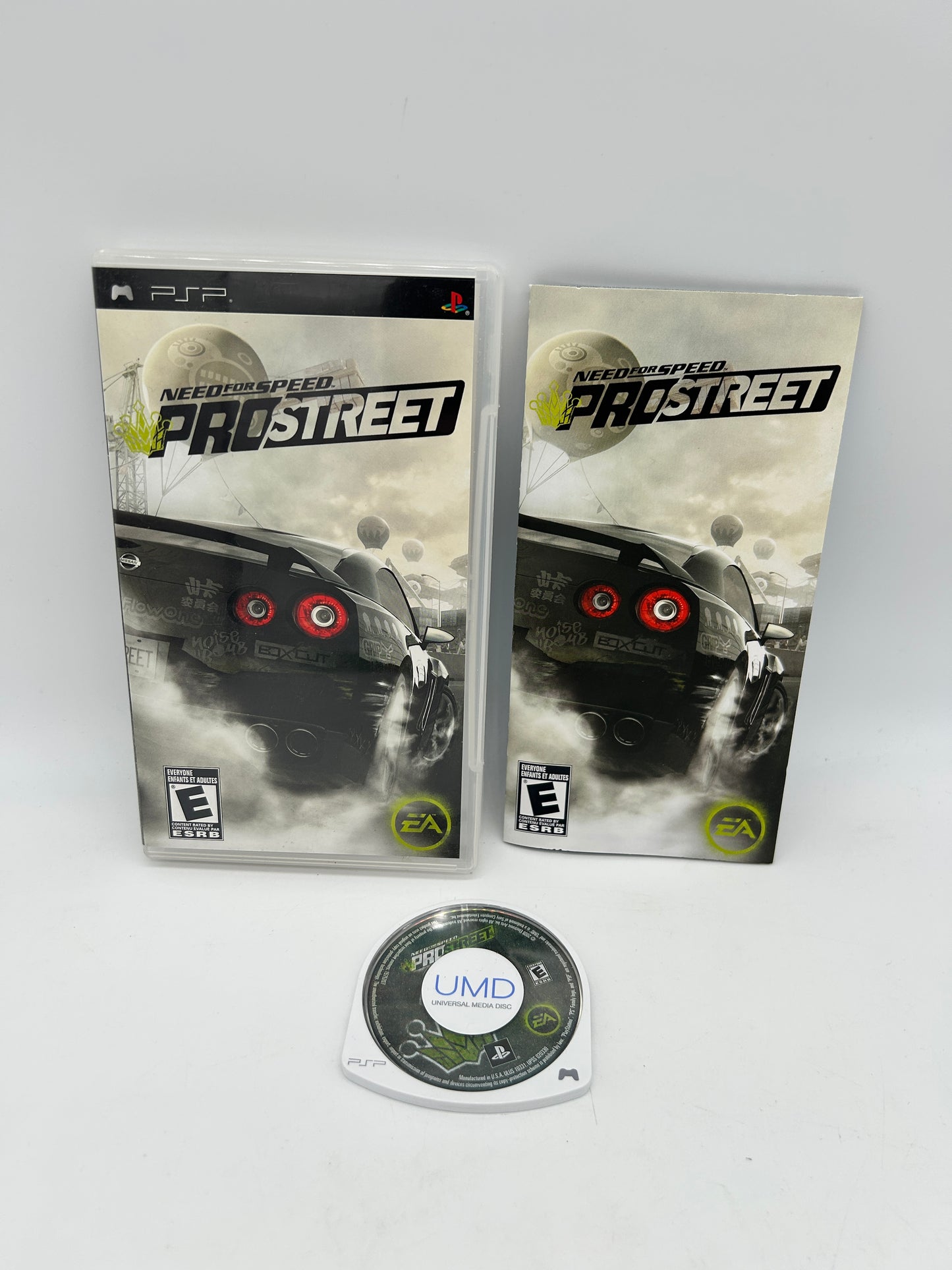PiXEL-RETRO.COM : SONY PLAYSTATION PORTABLE (PSP) COMPLET CIB BOX MANUAL GAME NTSC NEED FOR SPEED PROSTREET