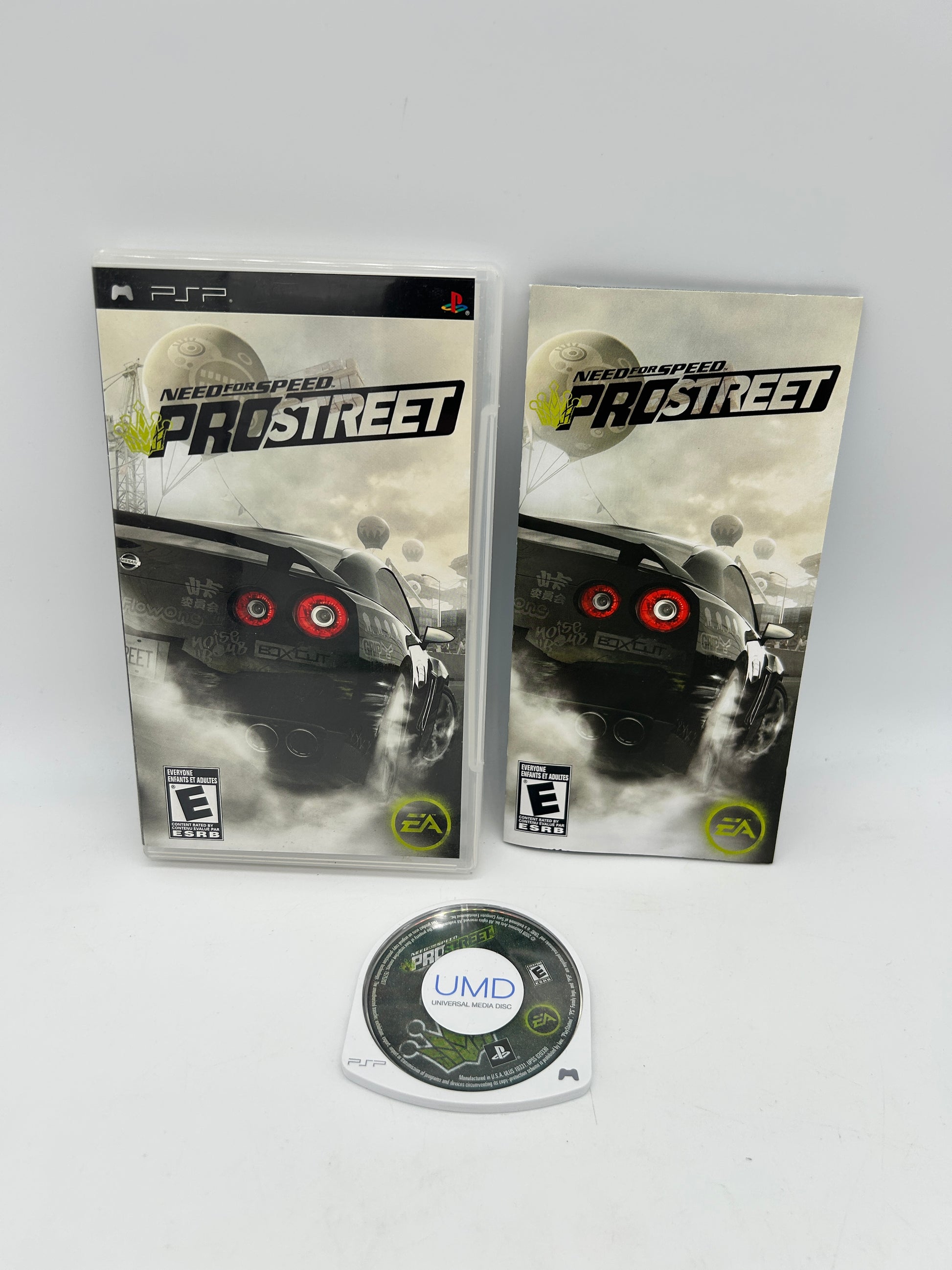 PiXEL-RETRO.COM : SONY PLAYSTATION PORTABLE (PSP) COMPLET CIB BOX MANUAL GAME NTSC NEED FOR SPEED PROSTREET