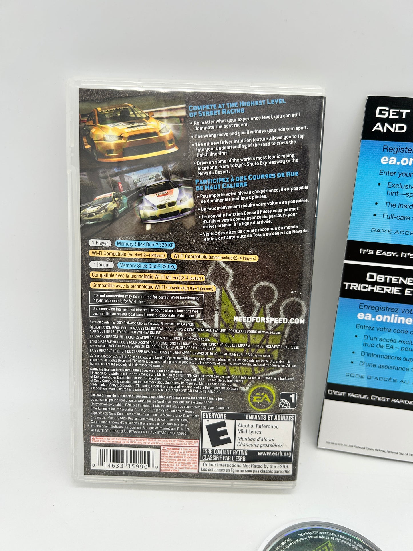 SONY PLAYSTATiON PORTABLE [PSP] | NEED FOR SPEED PROSTREET