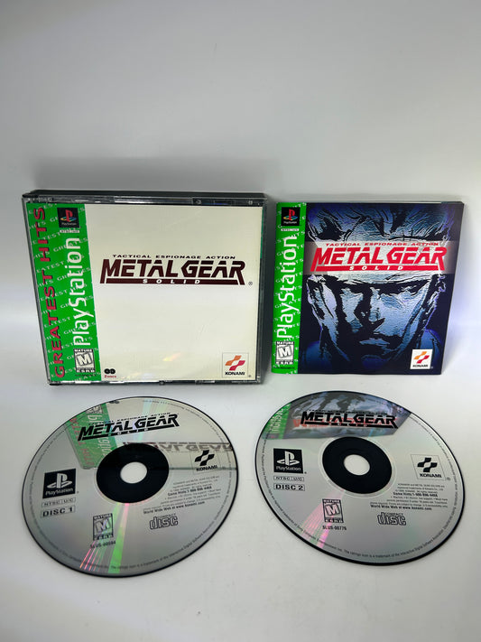 PiXEL-RETRO.COM : SONY PLAYSTATION (PS1) COMPLETE CIB BOX MANUAL GAME NTSC METAL GEAR SOLID