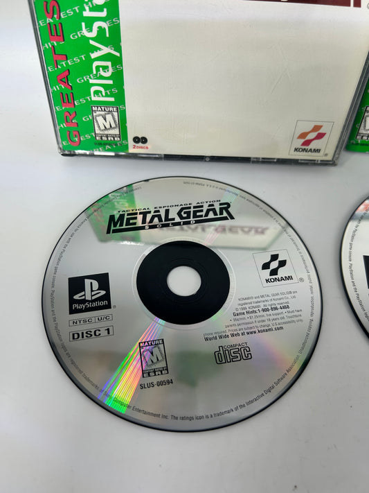 SONY PLAYSTATiON [PS1] | METAL GEAR SOLiD | GREATEST HiTS