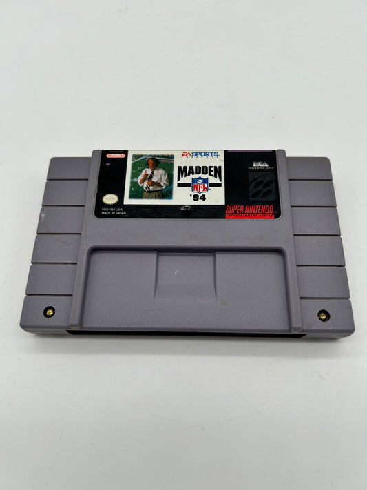 PiXEL-RETRO.COM : SUPER NINTENDO NES (SNES) GAME NTSC JOHN MADDEN FOOTBALL NFL 94