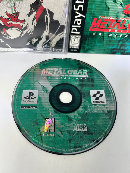 SONY PLAYSTATiON [PS1] | METAL GEAR SOLiD VR MiSSiONS