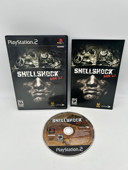 PiXEL-RETRO.COM : SONY PLAYSTATION 2 (PS2) COMPLET CIB BOX MANUAL GAME NTSC SHELLSHOCK NAM '67