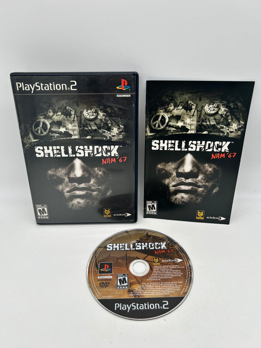 PiXEL-RETRO.COM : SONY PLAYSTATION 2 (PS2) COMPLET CIB BOX MANUAL GAME NTSC SHELLSHOCK NAM '67