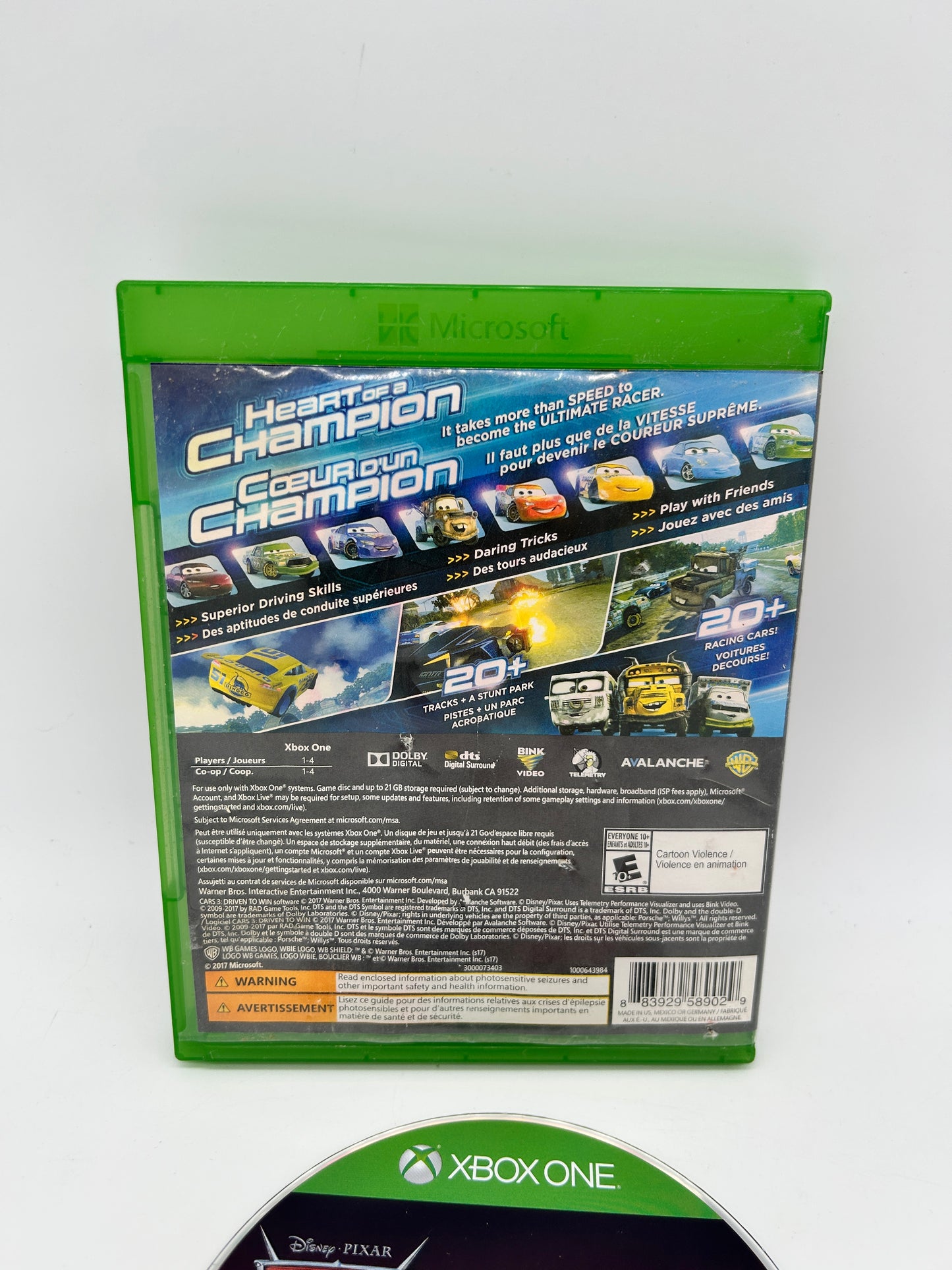 Microsoft XBOX ONE | CARS 3 DRiVEN TO WiN