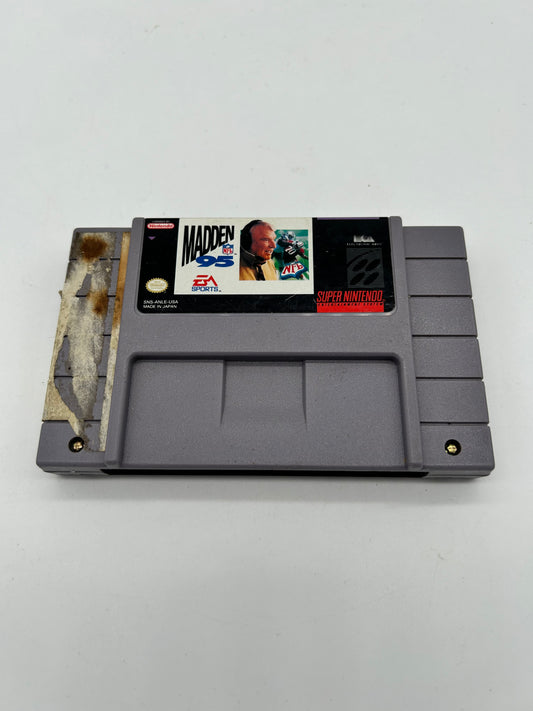 PiXEL-RETRO.COM : SUPER NINTENDO NES (SNES) GAME NTSC NFL MADDEN 95
