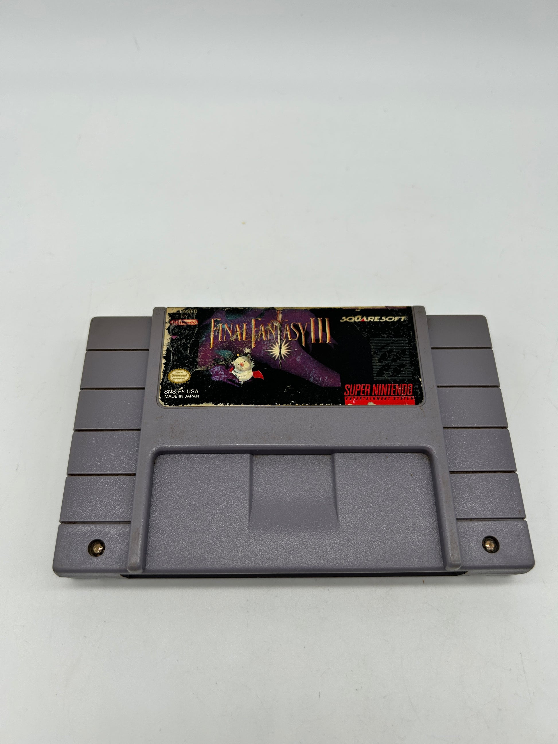 PiXEL-RETRO.COM : SUPER NINTENDO NES (SNES) GAME NTSC FINAL FANTASY III 3 6