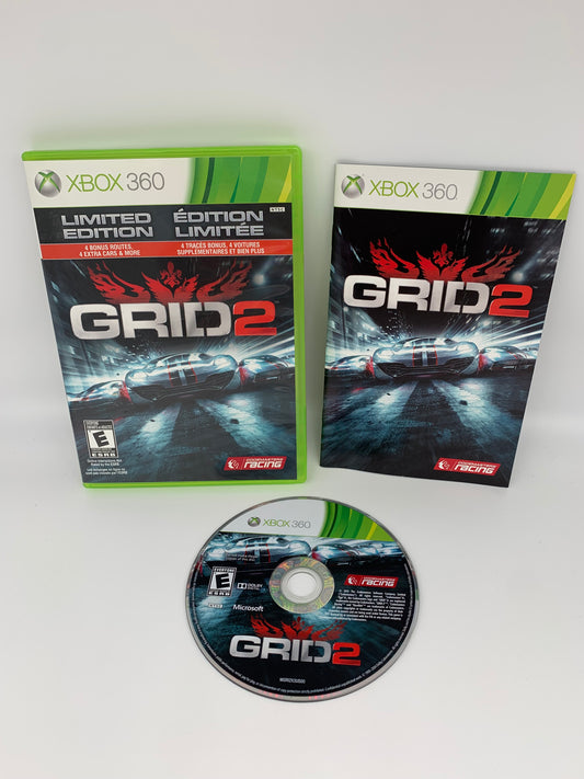 PiXEL-RETRO.COM : MICROSOFT XBOX 360 COMPLETE CIB BOX MANUAL GAME NTSC GRID 2 LIMITED EDITION