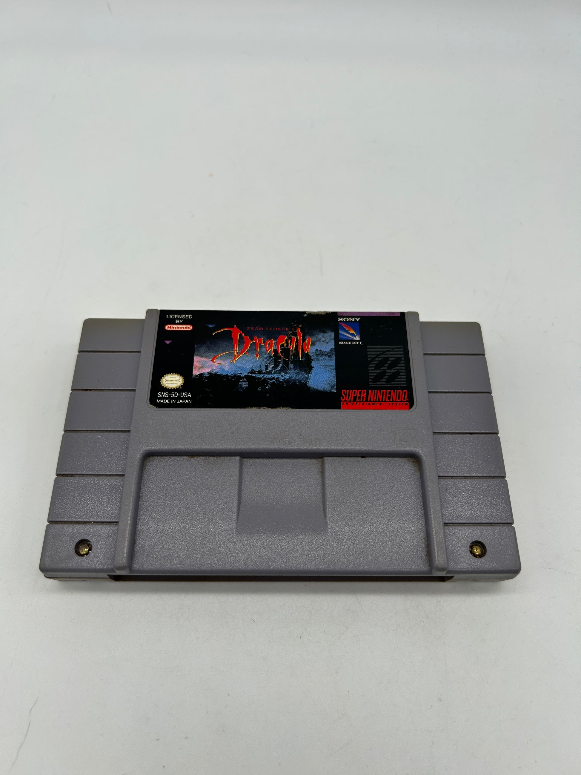 PiXEL-RETRO.COM : SUPER NINTENDO NES (SNES) GAME NTSC BRAM STROKER'S DRACULA