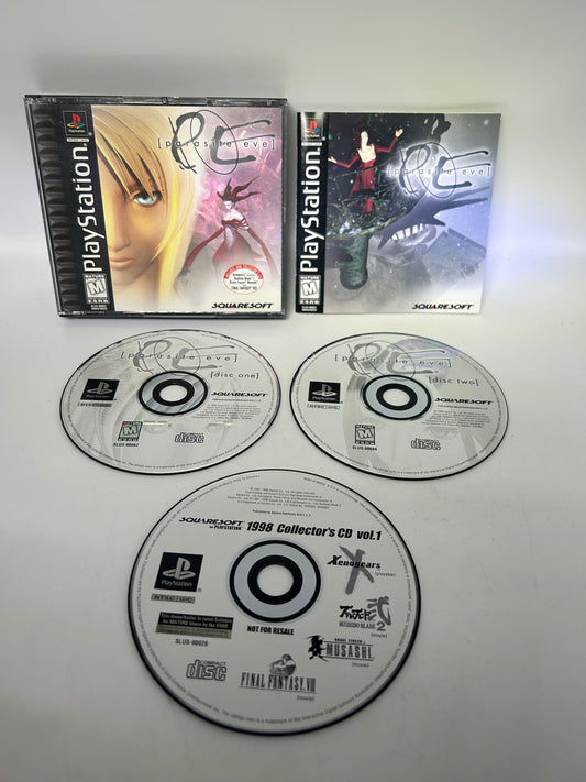 PiXEL-RETRO.COM : SONY PLAYSTATION (PS1) COMPLETE CIB BOX MANUAL GAME NTSC PARASITE EVE