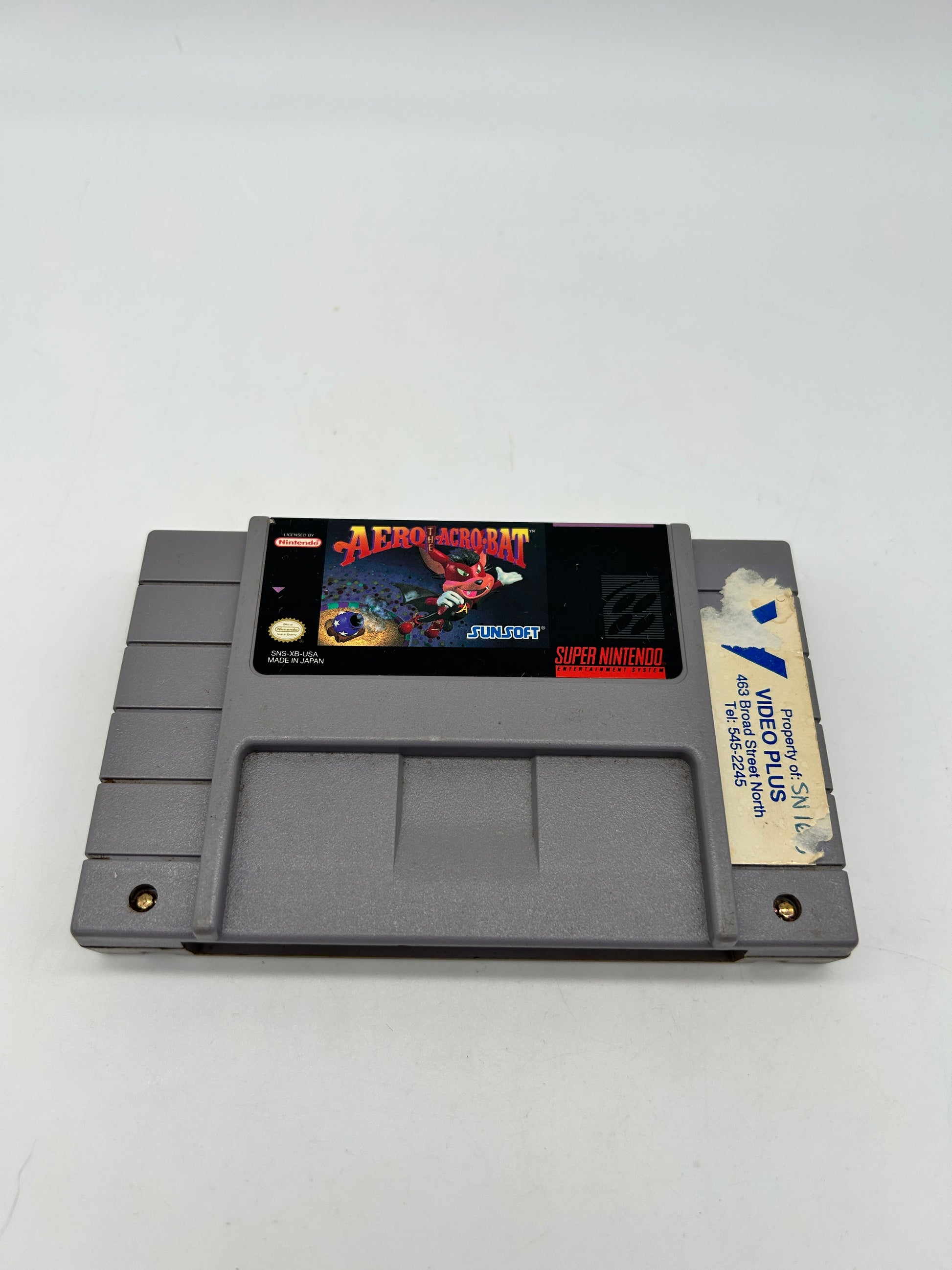 PiXEL-RETRO.COM : SUPER NINTENDO NES (SNES) GAME NTSC AERO THE ACRO-BAT