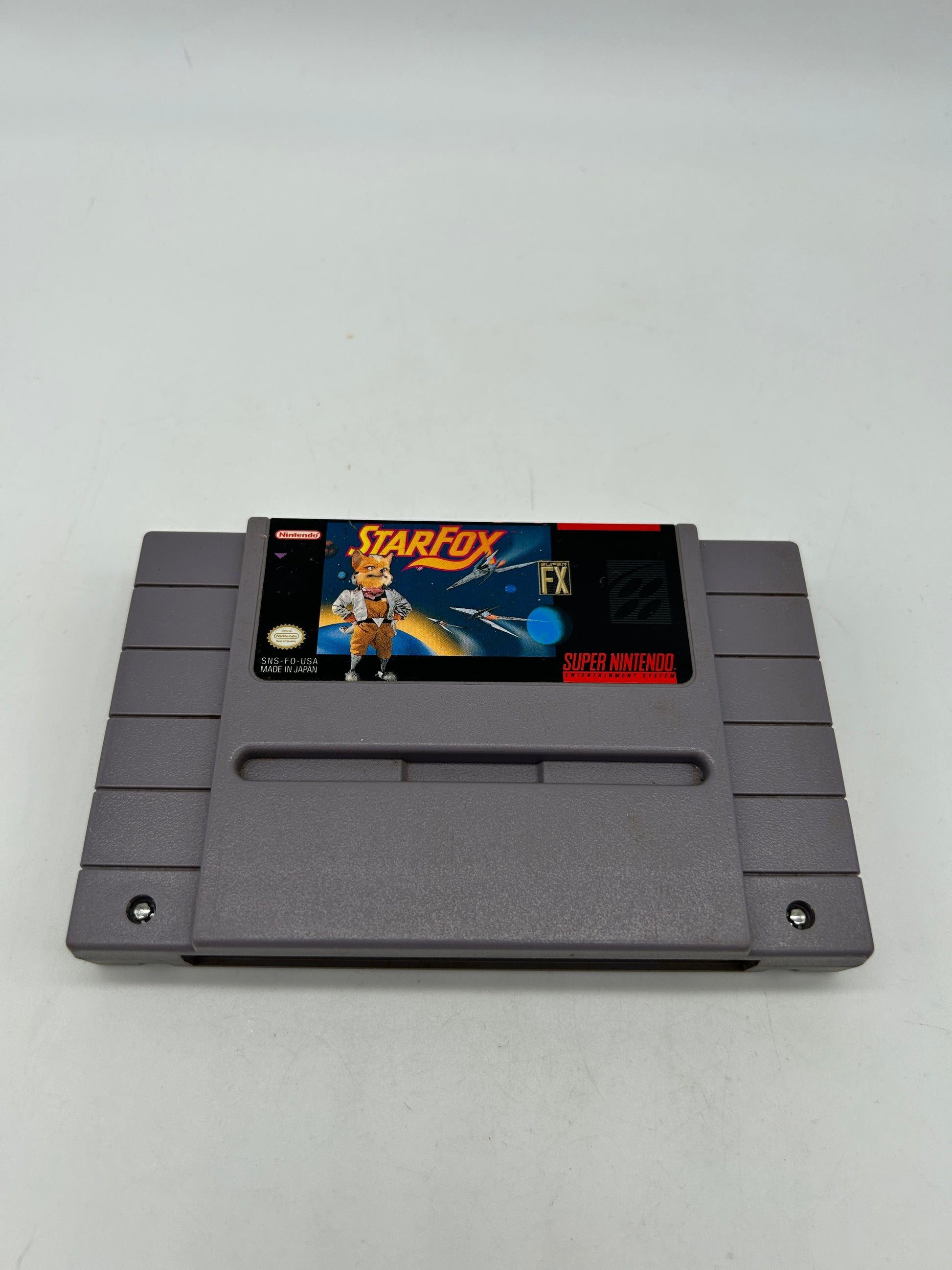 PiXEL-RETRO.COM : SUPER NINTENDO NES (SNES) GAME NTSC STAR FOX STARFOX